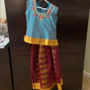 Pretty indian top and skirt